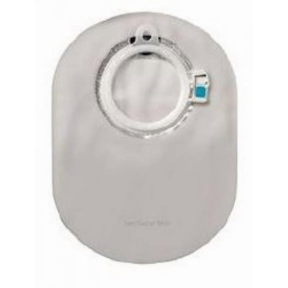 SenSura Mio Filtered Ostomy Pouch, Two-Piece System, 7.25 Inch Length, Mini, 60 mm Stoma, Closed End, Flat, Opaque, Blue Code, 30 Count