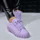 thumbnail image 1 of Zapatos individuales de plataforma de gran tamaño para mujer, zapatos de lona con cordones cruzados y punta redonda Wmkox8yii shalkjhdk112, 1 of 2