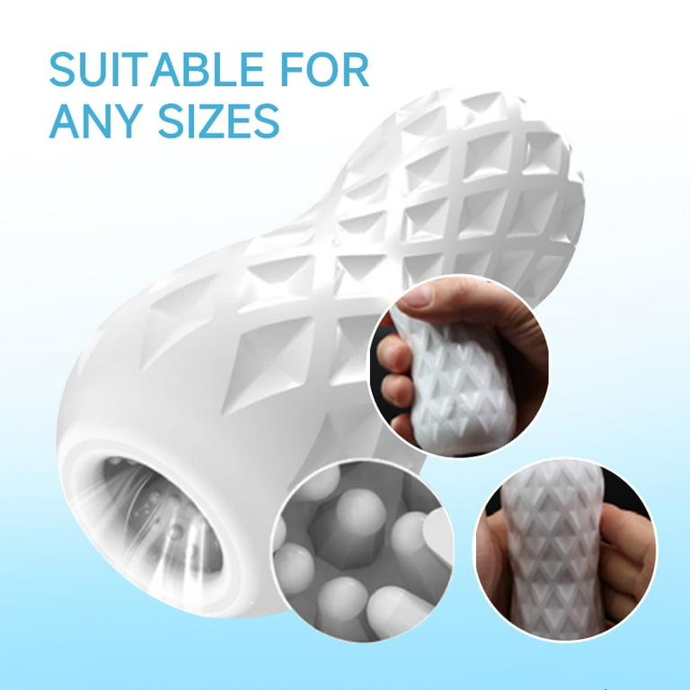 Male Masturbator Cup Manual Male stroker Sex Toys for Male Adult Sex Toys  for Male-White - Walmart.com