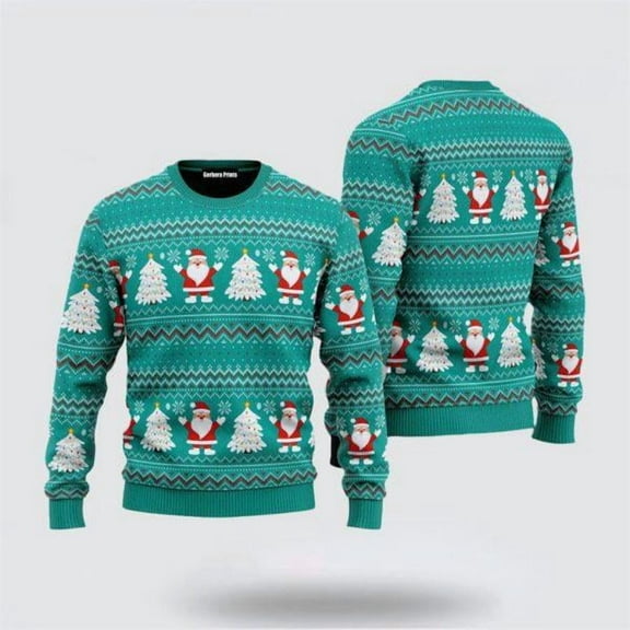 Spread Holiday Cheer with Santa Claus 3D Christmas Sweater – Christmas Gifts For Frends