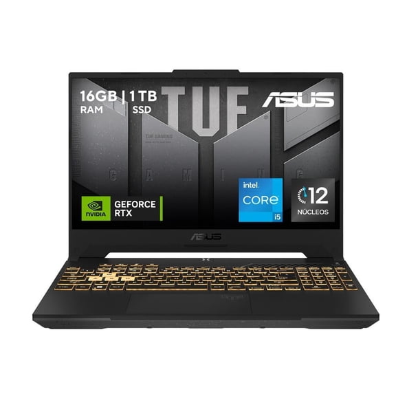 Laptop Asus TUF Gaming FX507ZC4-HN055W Intel Core i5 RTX3050 16GB 1TB Gris