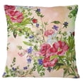 thumbnail image 3 of S4Sassy Home Decorative Floral Printed Multicolor Cushion Case Square Pillow Cover - Choose Size, 3 of 5