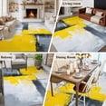 thumbnail image 5 of 6'x9' Area Rugs, Yellow Grey Indoor Outdoor Area Rug for Living Room Bedroom, Modern Oil Painting Abstract Washable Bathroom Rugs Kitchen Floor Carpet Mats Home Decor Aesthetic, 5 of 8