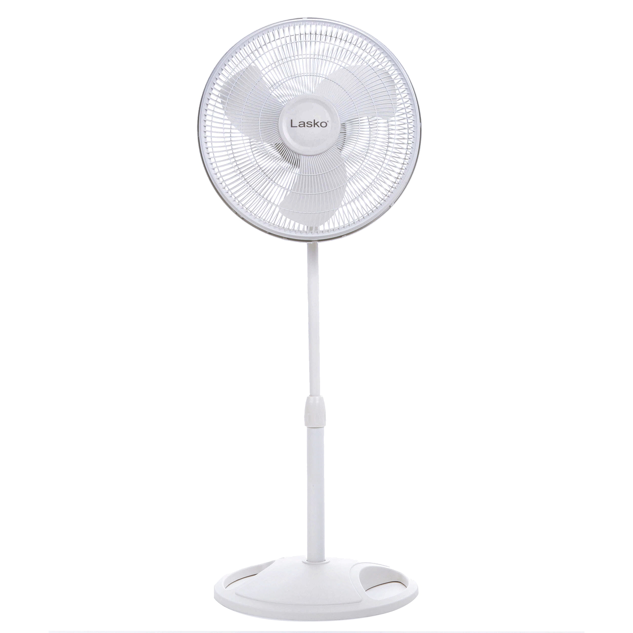 Lasko 2520 16 in White for sale online Oscillating 3-Speed Stand Fan 