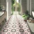 thumbnail image 3 of The Tile Life Art Deco Pink 8" x 8" Porcelain Floor and Wall Tile, 25 Piece (10.76 Sq. ft.), 3 of 11