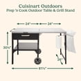 thumbnail image 2 of Prep 'n Cook Outdoor Table & Grill Stand, 2 of 7