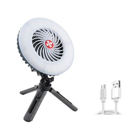 

Air Cooler With Fan Portable USB Rechargeable Outdoor Camping Mini Led Light