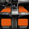 thumbnail image 7 of Naloa Orange Scales Car Foot Mat Set of 4 Pieces - Universal Floor Liner Neoprene Full Set Floor Mats for Cars Trucks SUV, 7 of 7