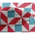 thumbnail image 4 of oneOone Viscose Chiffon Fabric Triangle|Parallelogram & Square Geometric Printed Fabric 1 Yard 42 Inch Wide, 4 of 4