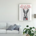 thumbnail image 3 of Trademark Fine Art 'Youre No Bunny' Canvas Art by Fab Funky, 3 of 3