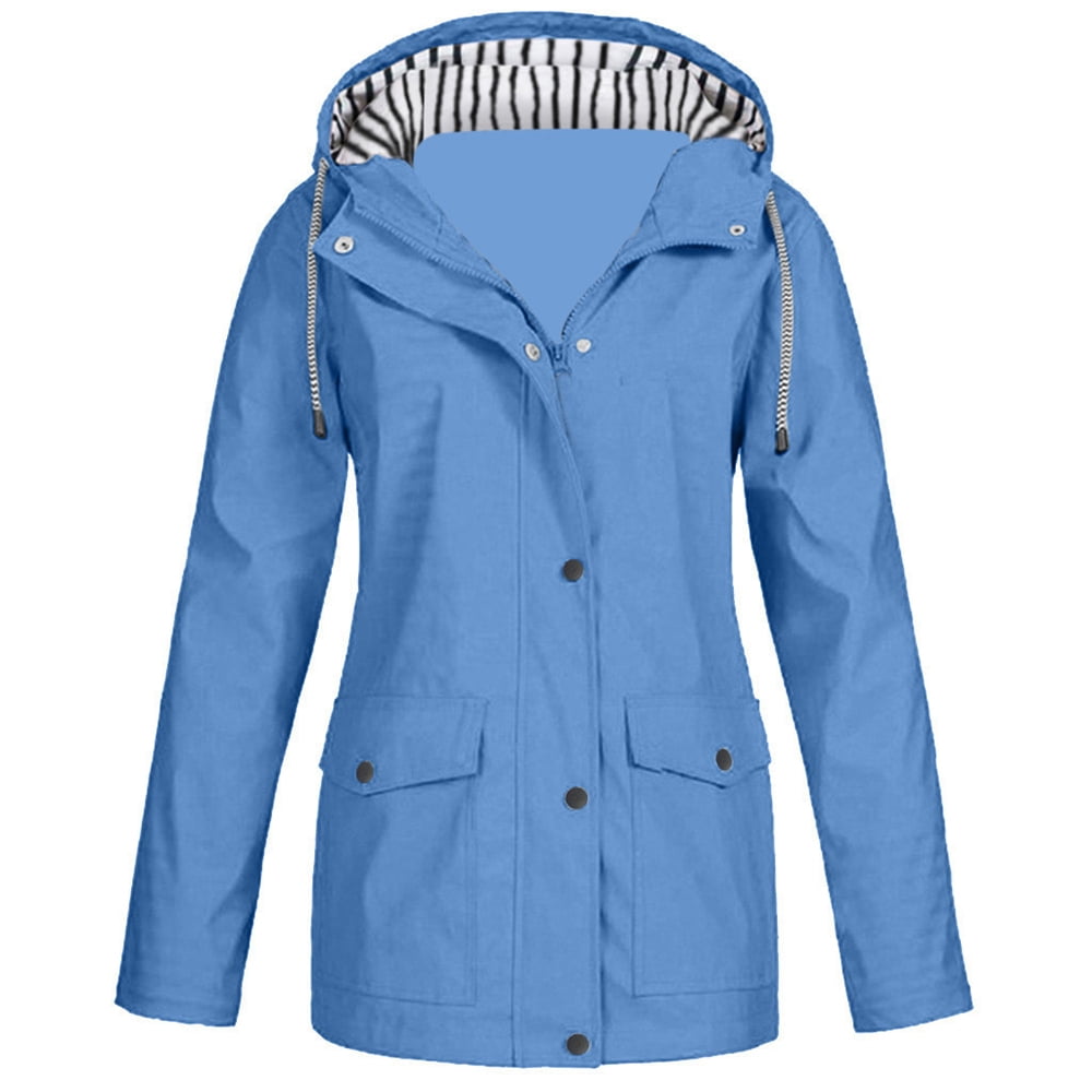 plus size rain jacket walmart