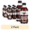 (2 pack) Barq's Root Beer Soda Pop Bottles, 12 fl oz, 6 Pack