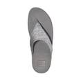 thumbnail image 4 of Fitflop Women's Lulu Crinkled-Shimmer Toe-Post Sandals, 4 of 7