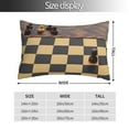 thumbnail image 2 of Zufioo Chess Board With Pawns Print Double-Sided Throw Pillow Cover, Pillow Protector Home Decor - With Hidden Zipper, Suitable for Bedroom, Living Room, Car Interior-14"x20", 2 of 6