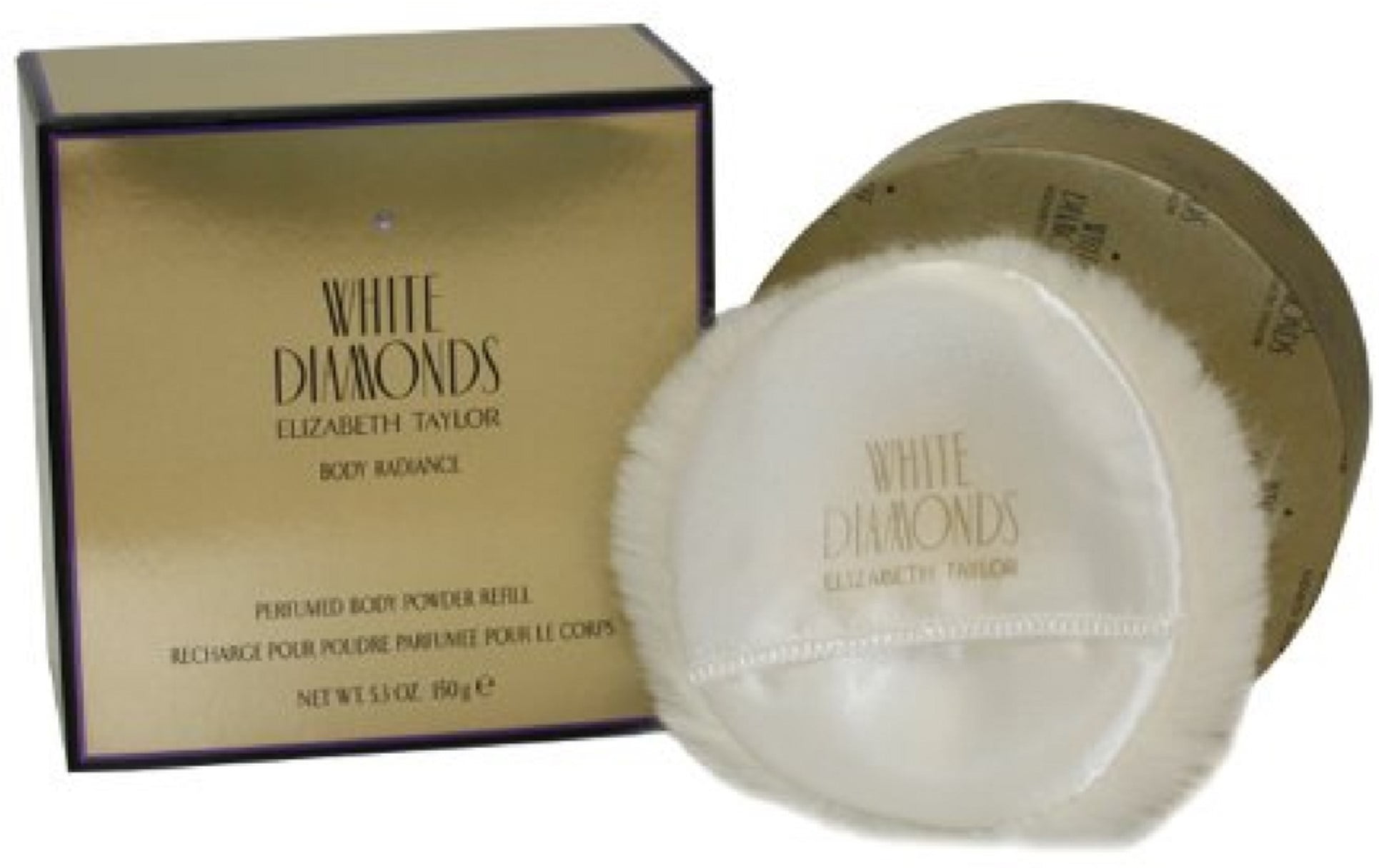 Elizabeth Taylor White Diamonds Body Powder Refill For Women 5.30 oz