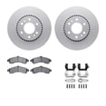 thumbnail image 2 of KarParts360 For Isuzu Ascender 2003 2004 2005 Brake Rotor Set Front | Cast Iron Rotor Material, 2 of 4