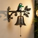 thumbnail image 2 of Timbre Decorativo de Metal con Temática Navideña de Bienvenida a Casa con Personajes Adorables de 7,8 Pulgadas Grabados., 2 of 2
