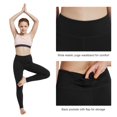 thumbnail image 7 of BALEAF Youth Girl's Athletic Dance Leggings Compression Pants Running Active Yoga Tights with Back Pocket Black S, 7 of 7