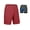 RED, variant on Men's Cycling Shorts with Detachable Liner, Lightweight Padded Mountain Bike MTB Loose-fit Orange XXL