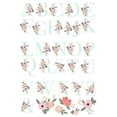thumbnail image 6 of Floral Monogram Peel And Stick Giant Wall Decals, 6 of 6