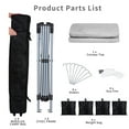 thumbnail image 4 of Heavyduty 10' x 10' Popup Canopy Tent, Straight Leg Instant Sun Shelter White Color, 4 of 6