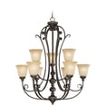 thumbnail image 2 of Craftmade  Barrett Place Chandelier 9 - Mocha Bronze, 2 of 2