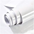 thumbnail image 1 of Tanone Papel Pintado Blanco Papel De Vinilo Película Autoadhesiva Papel Decorativo Para Revestimiento De Paredes Gabinetes De Encimera De Cocina Armario Muebles Brillo Iridiscente (15.8"" X 78.8""), 1 of 5