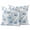 Blue, variant on Outdoor Waterproof Pillow Covers Spring Pink Blossom Flower Decorative Throw Pillow Protectors,Pillowcase Cushion Cases for Patio Sofa Garden Couch,16x16in,Pack of 2