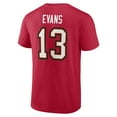 thumbnail image 3 of Men's Mike Evans Red Tampa Bay Buccaneers Icon Name & Number T-Shirt, 3 of 3