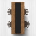 thumbnail image 2 of Creative Products Solid Color Black 16x90 Poly Twill Table Runner, 2 of 3