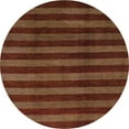 thumbnail image 1 of Ahgly Company Indoor Round Abstract Dark Red Abstract Area Rugs, 4' Round, 1 of 6