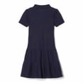 thumbnail image 2 of French Toast Girls School Uniform Short Sleeve Ruffle Pique Polo Dress, Sizes 4-16, 2 of 5