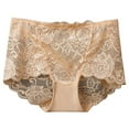 thumbnail image 2 of Sakmal Briefs Womens Underwear High Waisted Plus Size Panties Comfort Beige Panties for Ladies L, 2 of 6