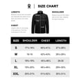 thumbnail image 7 of Little Donkey Andy Men's Lightweight Softshell Jacket Windbreaker for Running Travel Hiking, Windproof, Water-resistant (Black S), 7 of 7