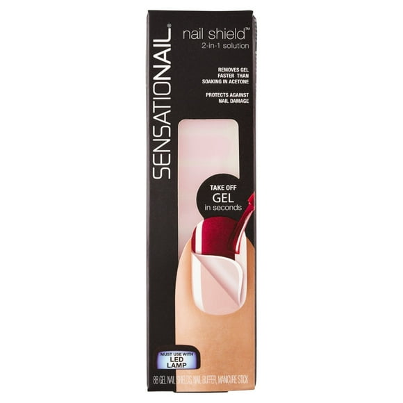 Sensationail Nail Shield 2-In-1 Nail Protection Solution Incl. (88) Nail Shields