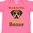 thumbnail image 4 of Inktastic Protected by a Boxer Dog Boys or Girls Baby Bodysuit, 4 of 5