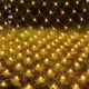 thumbnail image 3 of Luces LED navideñas de malla de red, luces de hadas para jardín al aire libre, guirnalda de luces LED impermeables para decoración de bodas, 3 m/6 m/12 m, 3 of 5