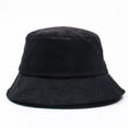 thumbnail image 6 of SikaFu Japanese Corduroy Fisherman Hat For Women In Spring And Autumn, Korean Version Trendy Brand Sun Protection Hat, Plain And Retro Men's Basin Hat, 6 of 9