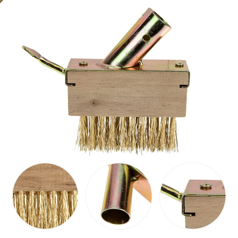 Kinaba 3 in 1 Weeding Wire Metal Brush Tools for  Patio,Paving,Sideway,Garden Path and Driveway For Hard Floor, Green