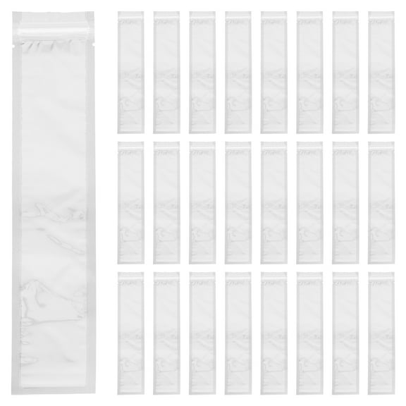 SKISUNO Food Storage Bags with Easy Seal, PET PE Material, 100 Count Resealable Bags for Packaging and Keeping