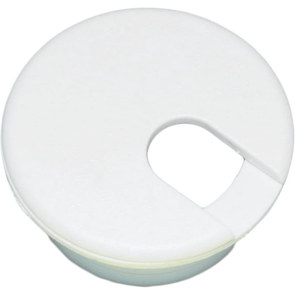 Bainbridge Manufacturing - Desk Cord Cable Wire Grommet White 1-1/2" #1037 (5 Gr