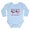 Sky Blue, variant on CafePress - Made In America With Cuban Parts Body Suit - Long Sleeve Cotton Baby Bodysuit