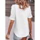 thumbnail image 2 of Guardurnaity Blusa de mujer, jersey con bordado Floral, camisa informal, viaje, banquete, verano, Top genial, accesorios de ropa para mujer Prendas para la parte del cuerpo blanco  XXL, 2 of 6