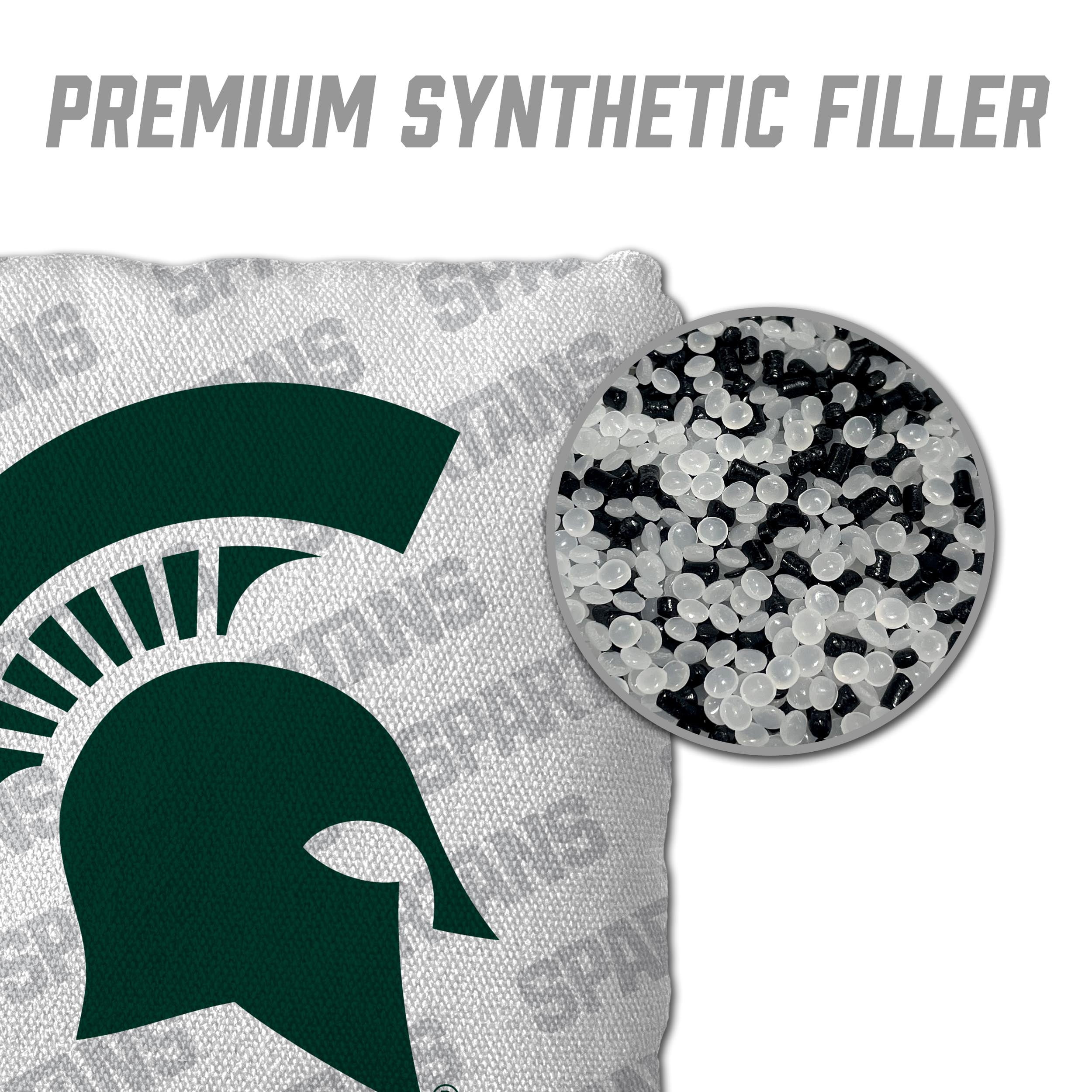 NCAA Michigan State Spartans Cornhole Bags - 4PK - White