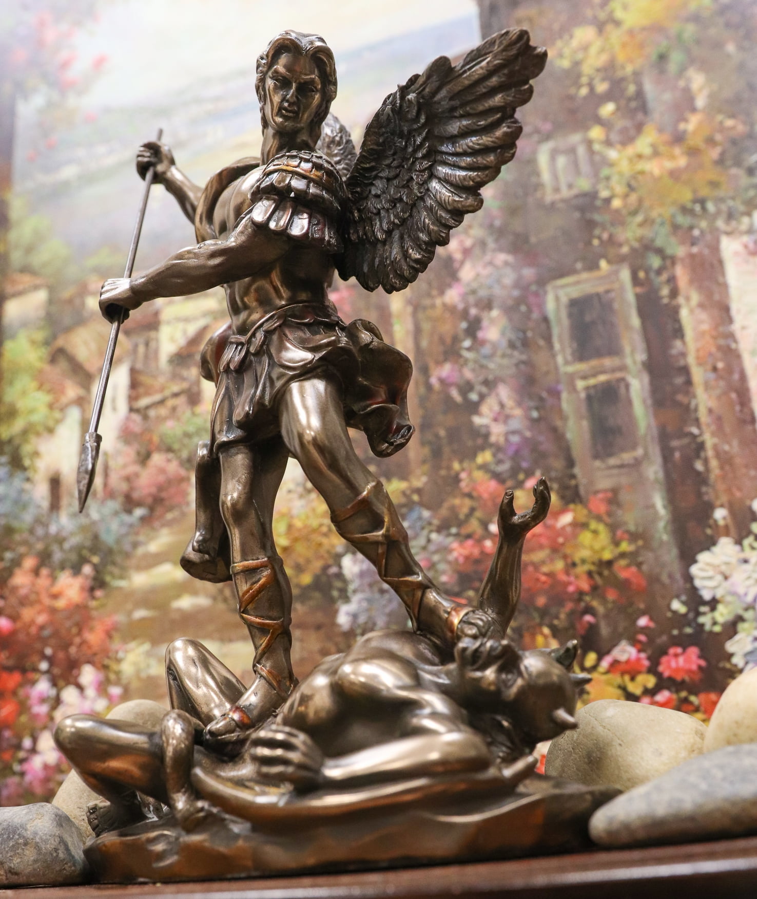 St. Michael San Miguel The Great Protector Archangel Defeating 