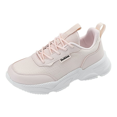 

GWAABD Women Walking Shoes Air Cushion Slip-on Shoes Leisure Women s Lace Up Travel Soft Sole Comfortable Shoes Outdoor Mesh Shoes Runing Fashion Sports Breathable Shoes