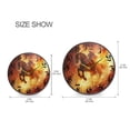 thumbnail image 6 of WOBOGO Fiery Warrior Horse Acrylic Wall Clock Battery Operated 11.9in Silent No Tick Bedroom Living Room Office Classroom Decoration, 6 of 10