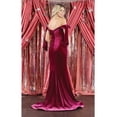 thumbnail image 3 of Royal Queen RQ7994 Juniors Womens Off The Shoulder Velvet Prom Dress, 3 of 10
