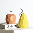 thumbnail image 2 of Nordic Sculpture Figurines for Interior Office Desk Accessories Home Decor Pear for Apple Ceramic Decor Abstract Fruit Ornaments (B5), 2 of 7