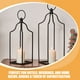 thumbnail image 4 of WEUVEB Soporte Decorativo Para Velas De Tealight En Metal Negro Para Bodas Y Espacios Interiores, 4 of 8